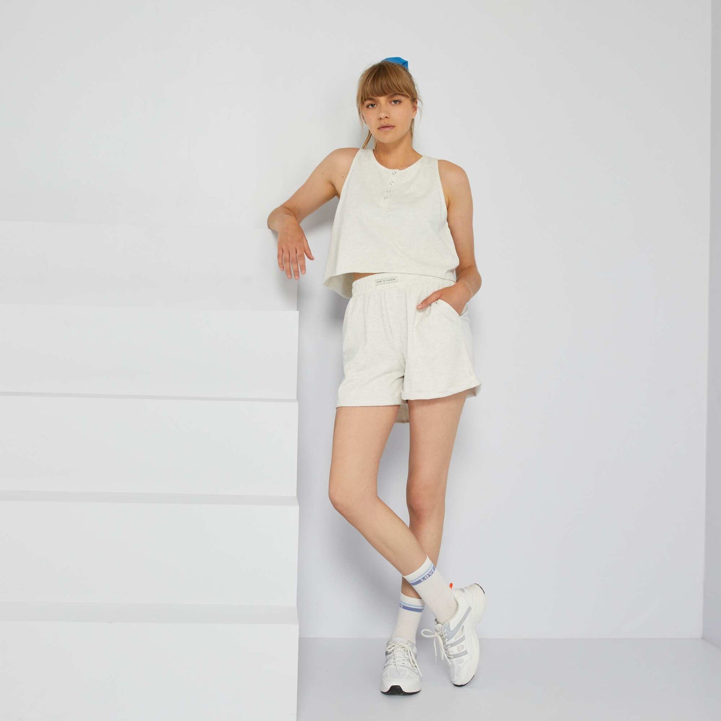 قميص بدون أكمام من مارل باللون الرمادي