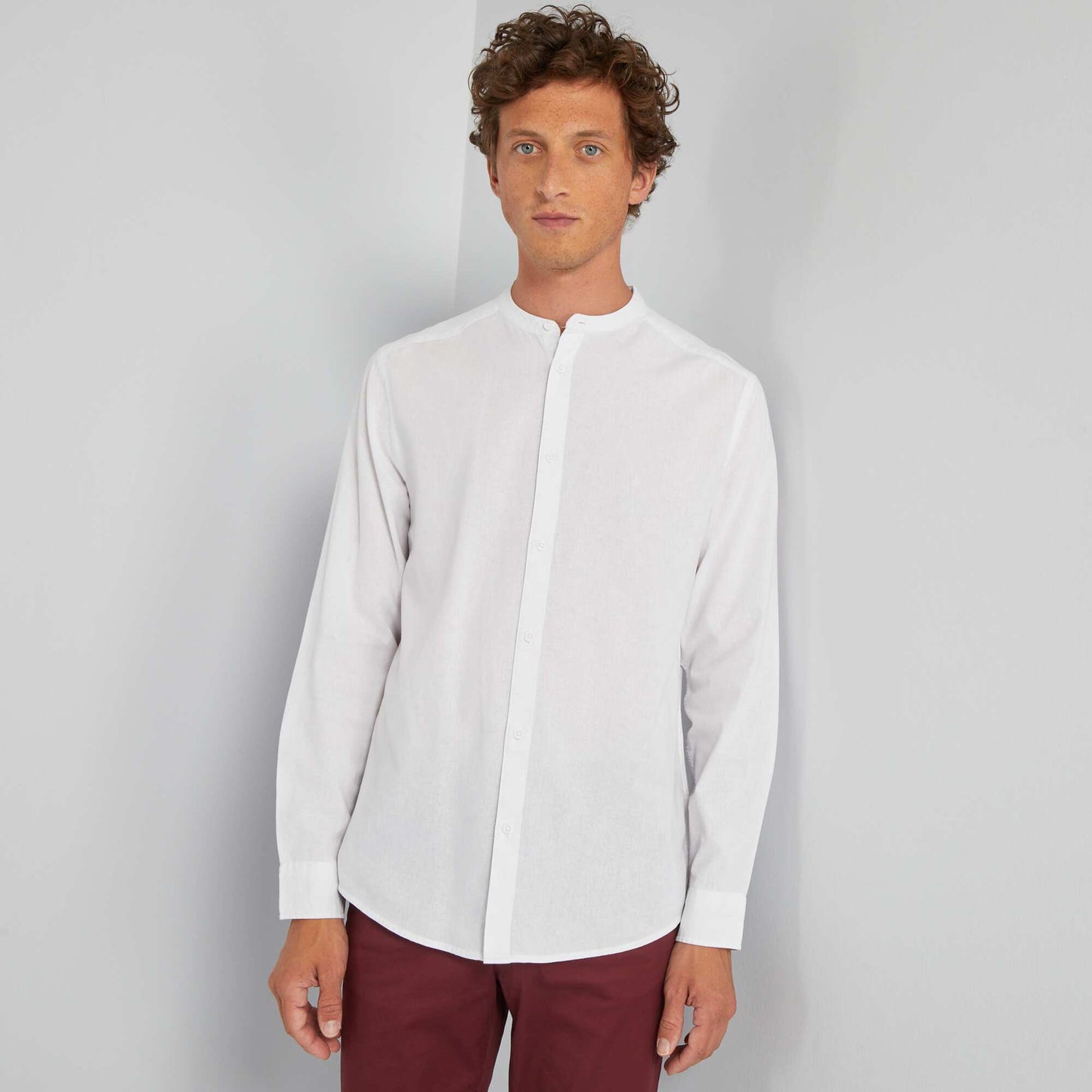 Plain lightweight shirt White