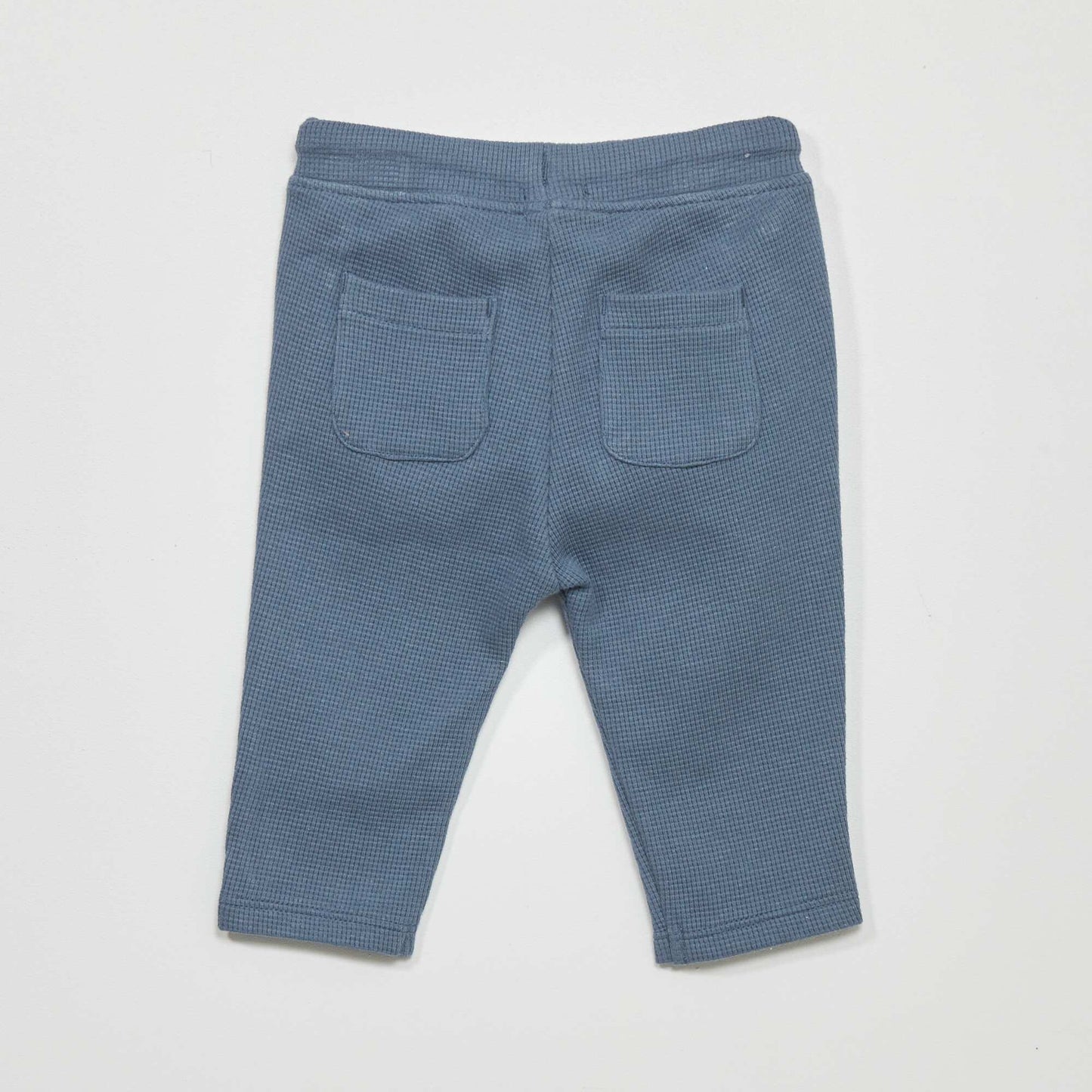 Waffle-knit joggers BERIN BLUE