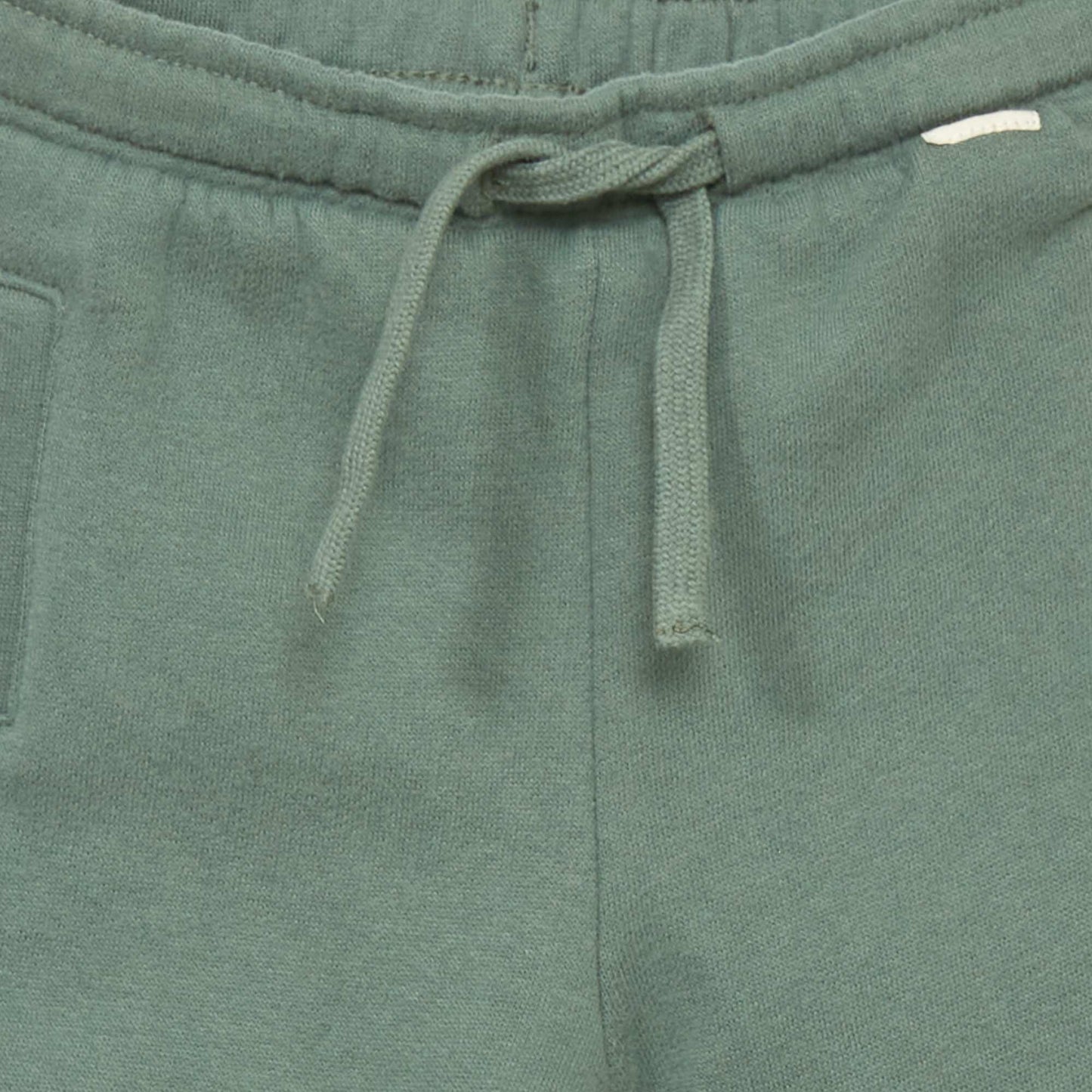 Sweatshirt fabric joggers grey green