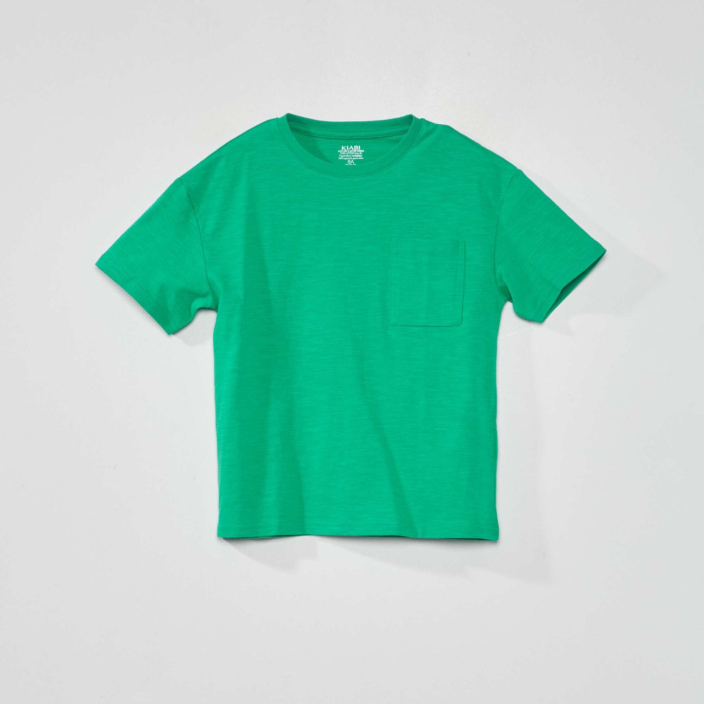 Jersey T-shirt with pocket Green