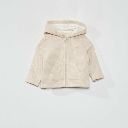 Zip-up hoodie with print RAY SNOW