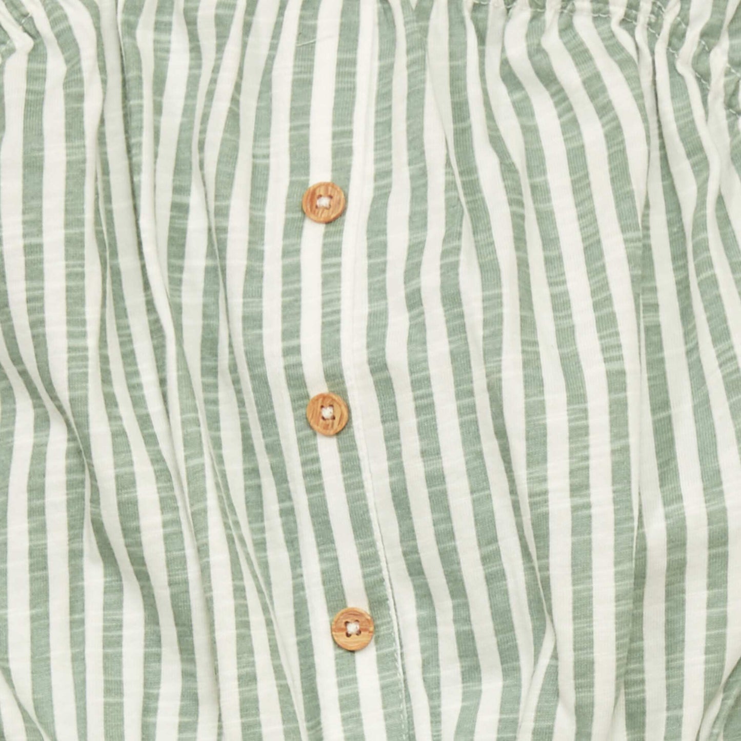 سترة مخططة أعلى أخضر