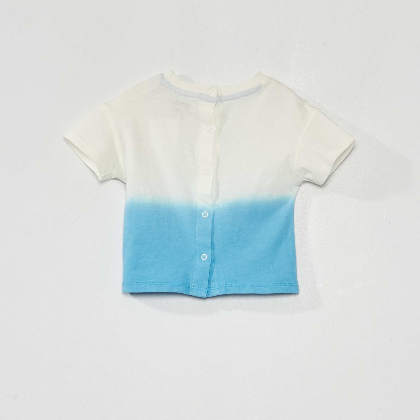 ربطة عنق بأكمام قصيرة تيشرت أزرق