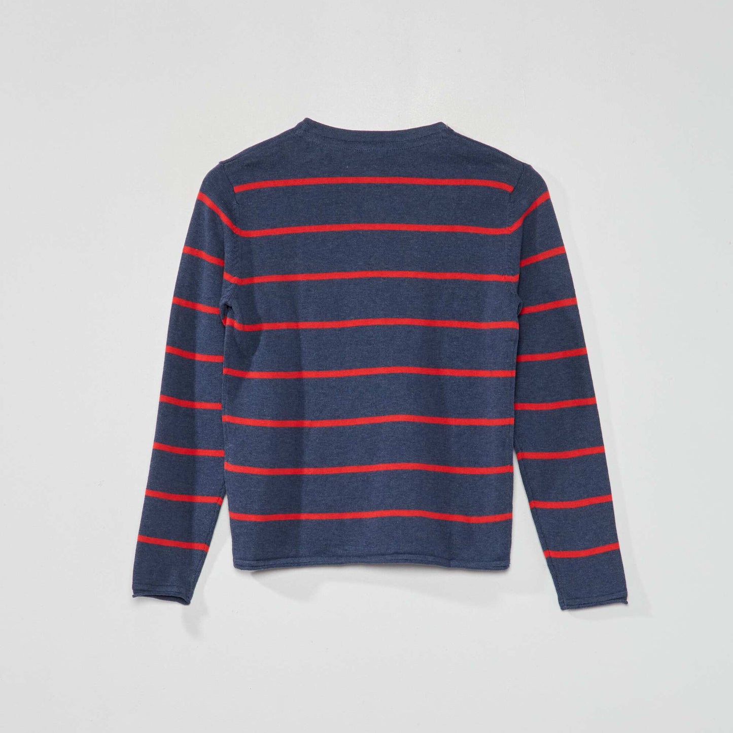 كنزة خفيفة الوزن مع ياقة الجد RED