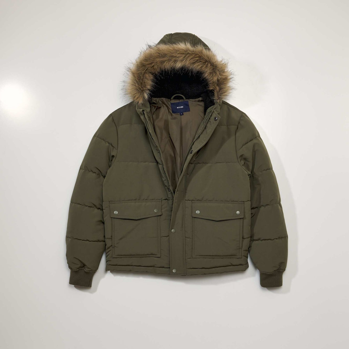 Quilted padded jacket GRAPE PERSIMMON