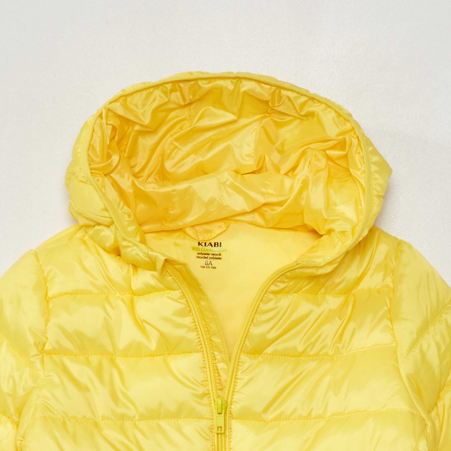 Padded jacket made from recycled bottles YELLOWZEST