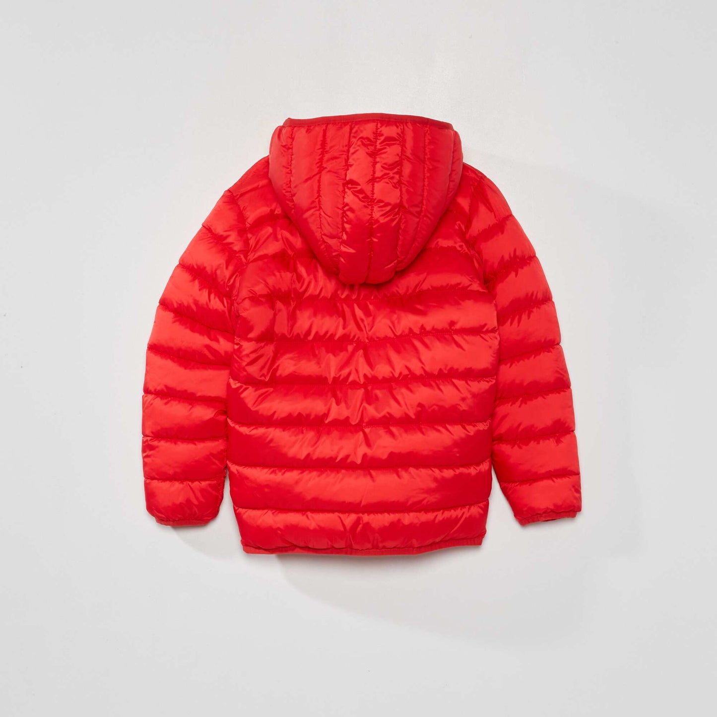 Padded jacket made from recycled bottles TRUE RED
