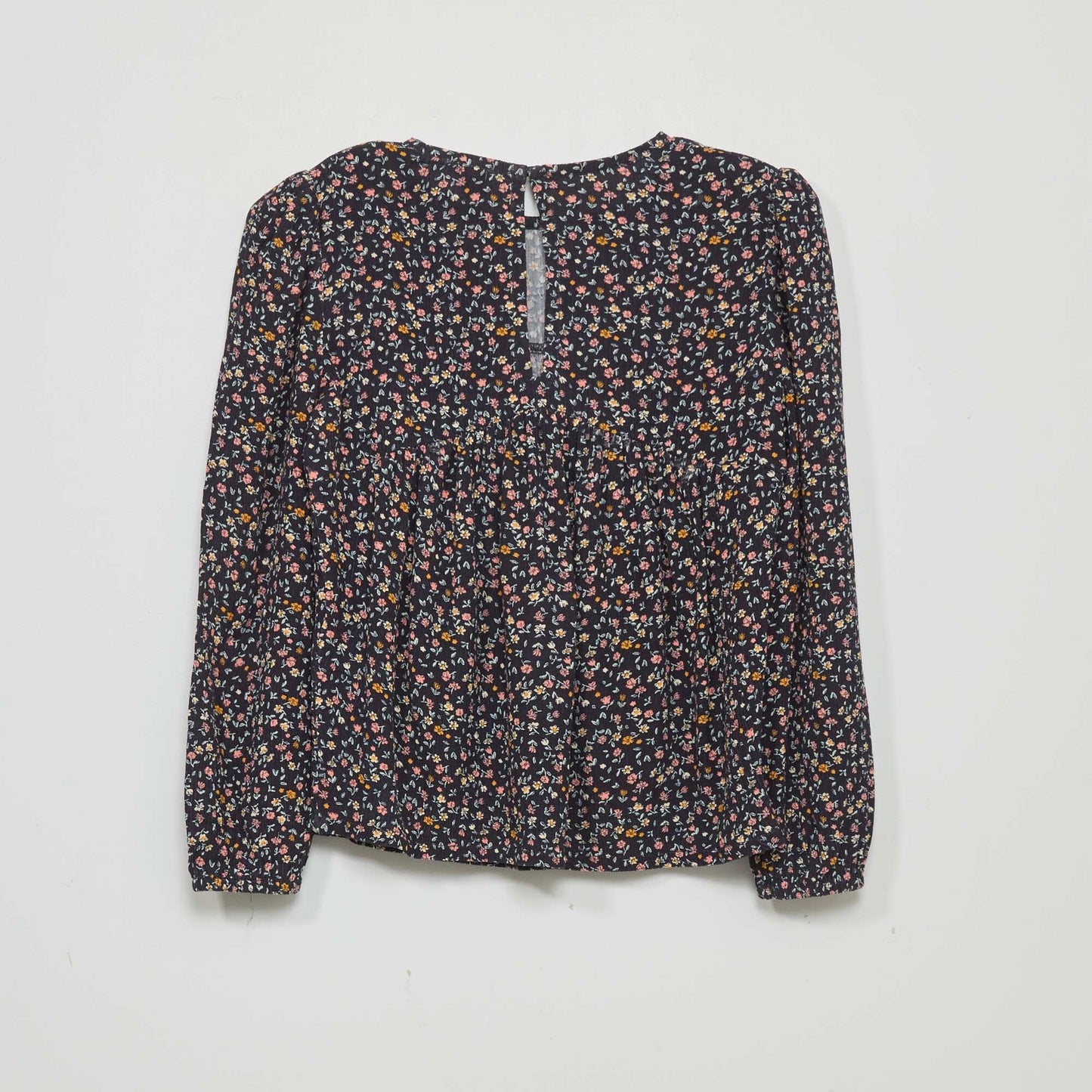 Floral print blouse W_NAVYFLOW