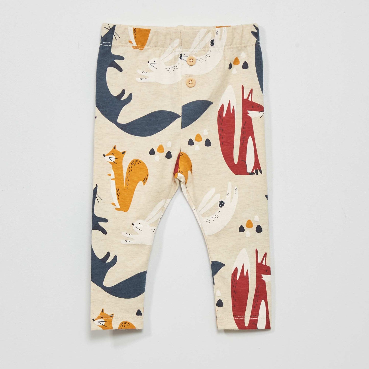 حزمة من 2 زوج من السراويل الضيقة BEIGE