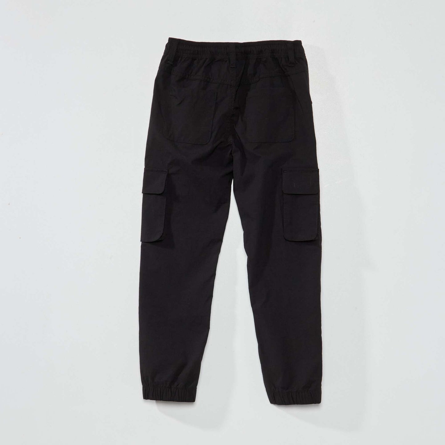 Stretch fabric combat trousers Black