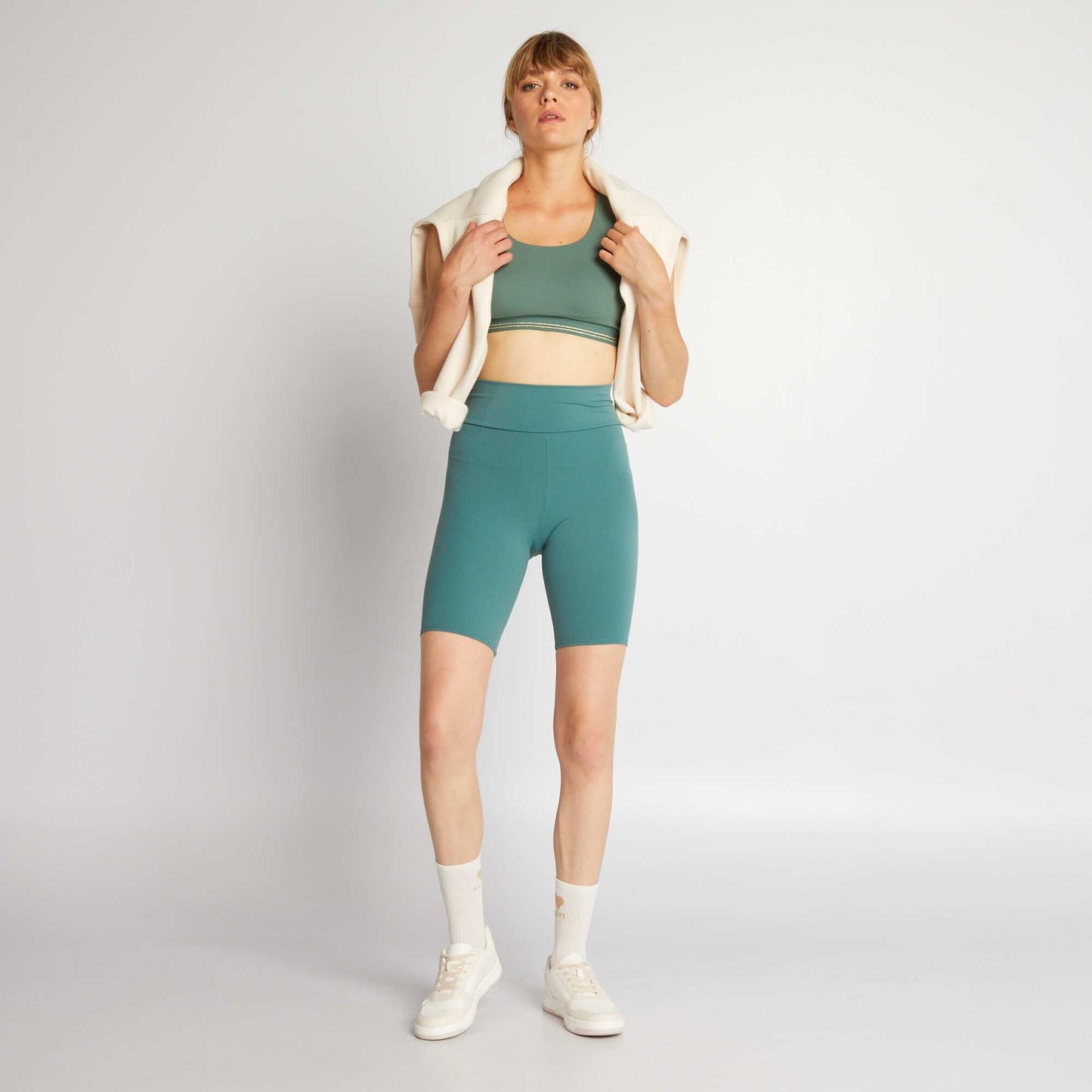 Sports bra grey green