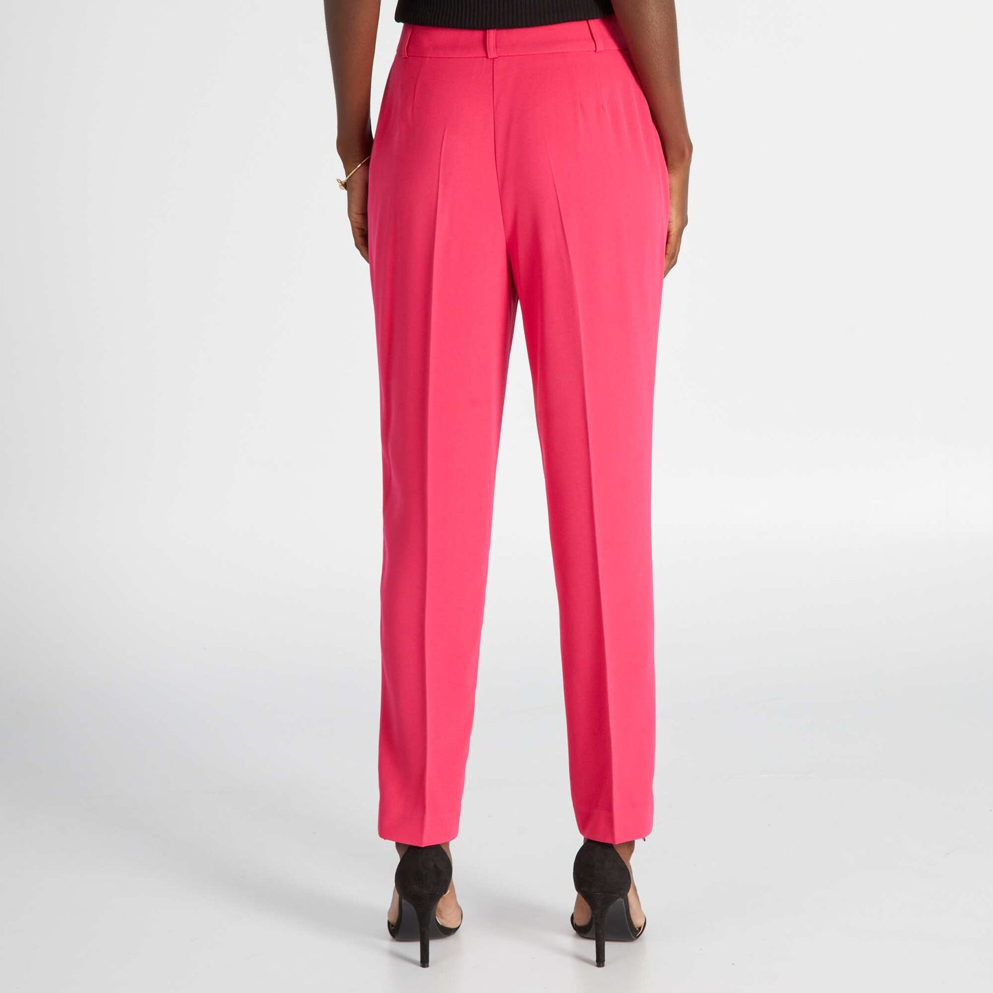 Cigarette trousers with high waist ROSE BRIGT