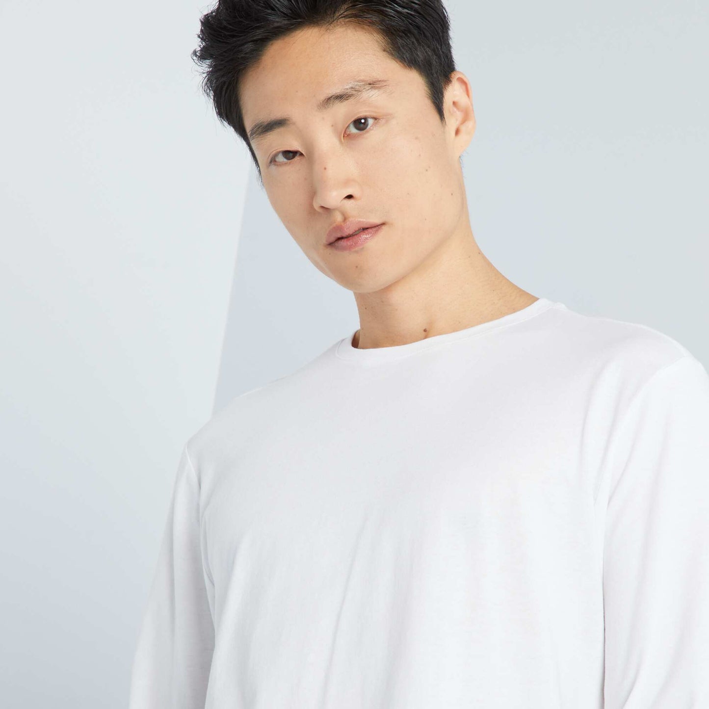 Basic jersey T-shirt white