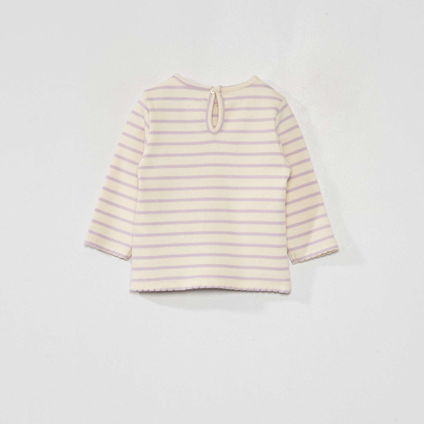 Striped 'Bambi' T-shirt WHITE