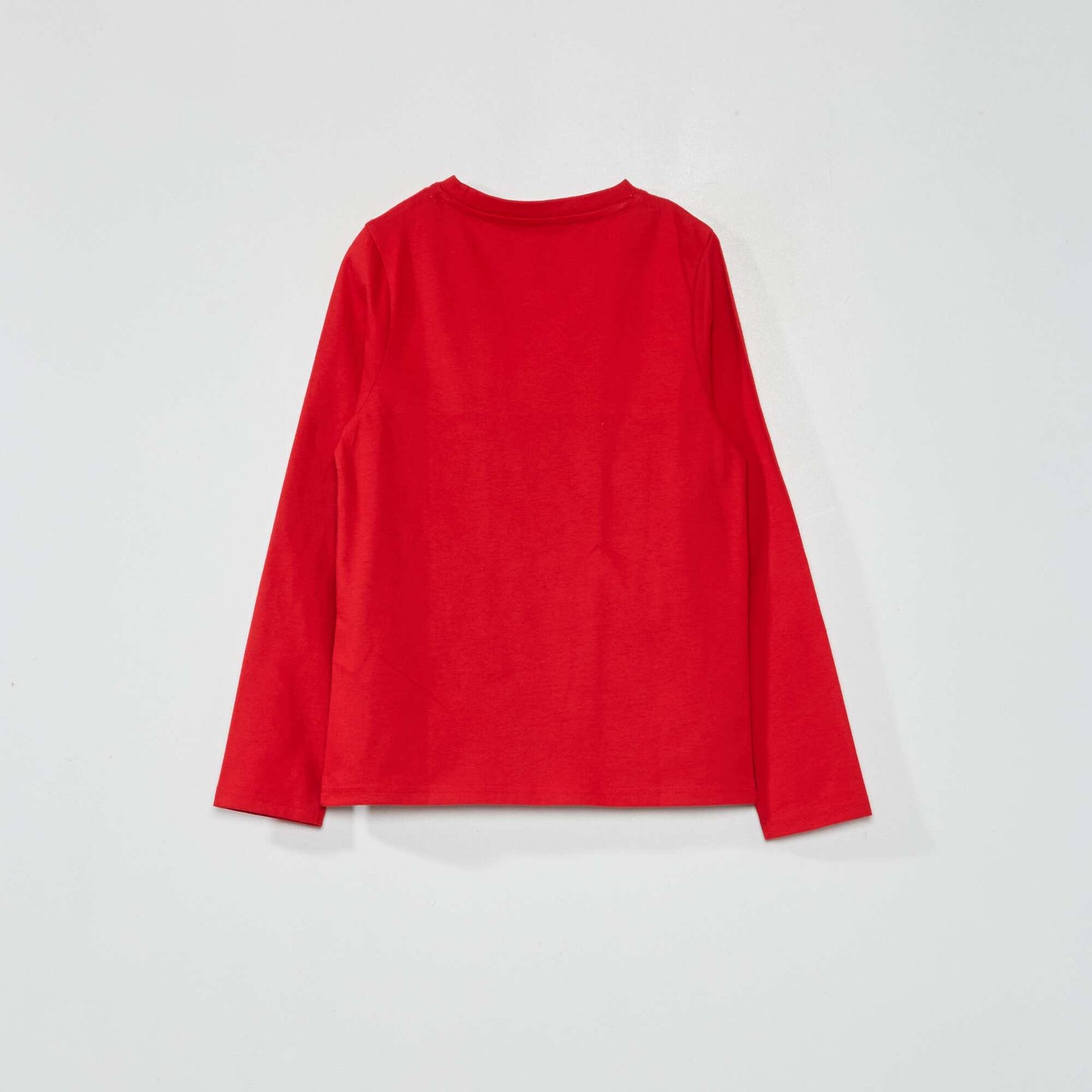 Long-sleeved colour block T-shirt REDTYPORON
