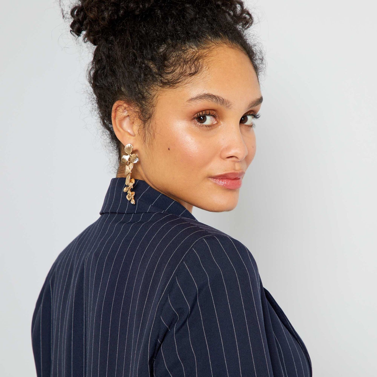 Mid-length blazer BLUE NAVY