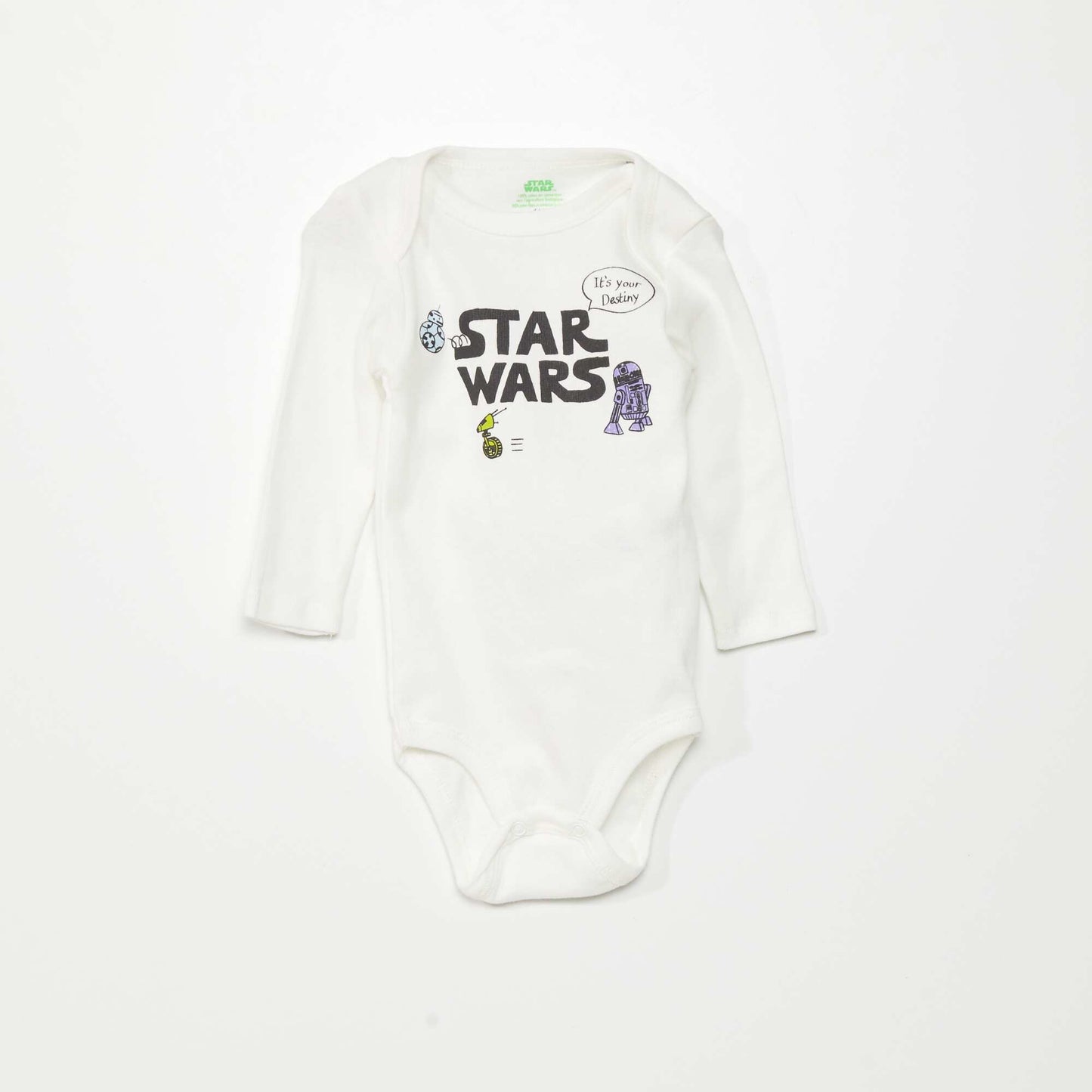 Pack of 2 Star Wars bodysuits GREY