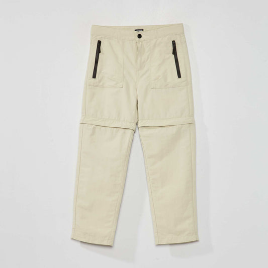 2-in-1 shorts/trousers SOFT BEIGE