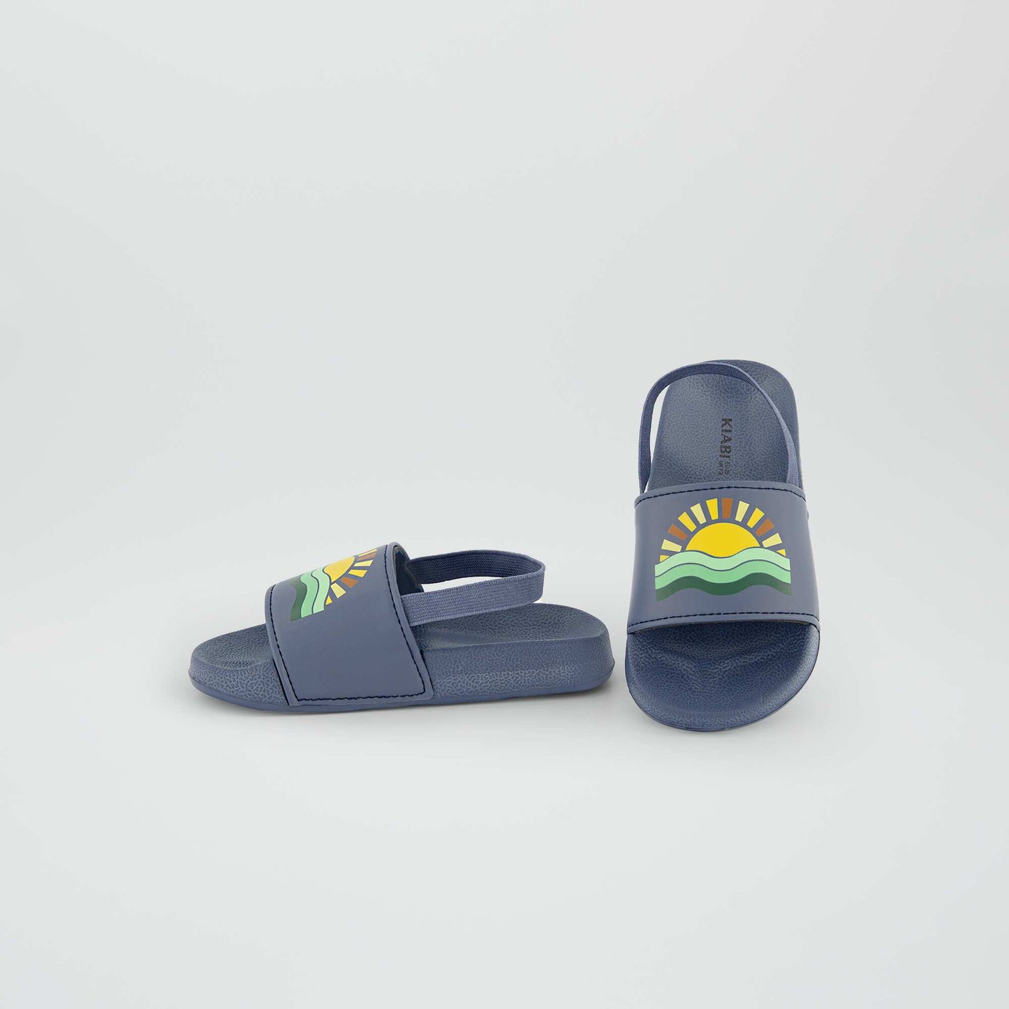 Elasticated pool sliders HO_BLUE