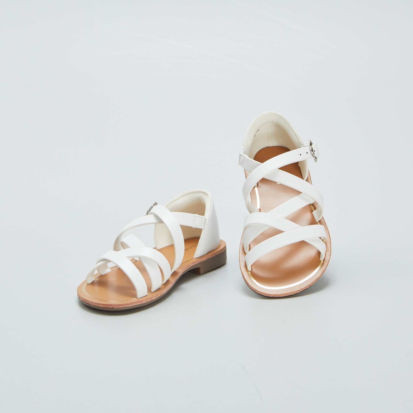 Strappy sandals WHITE