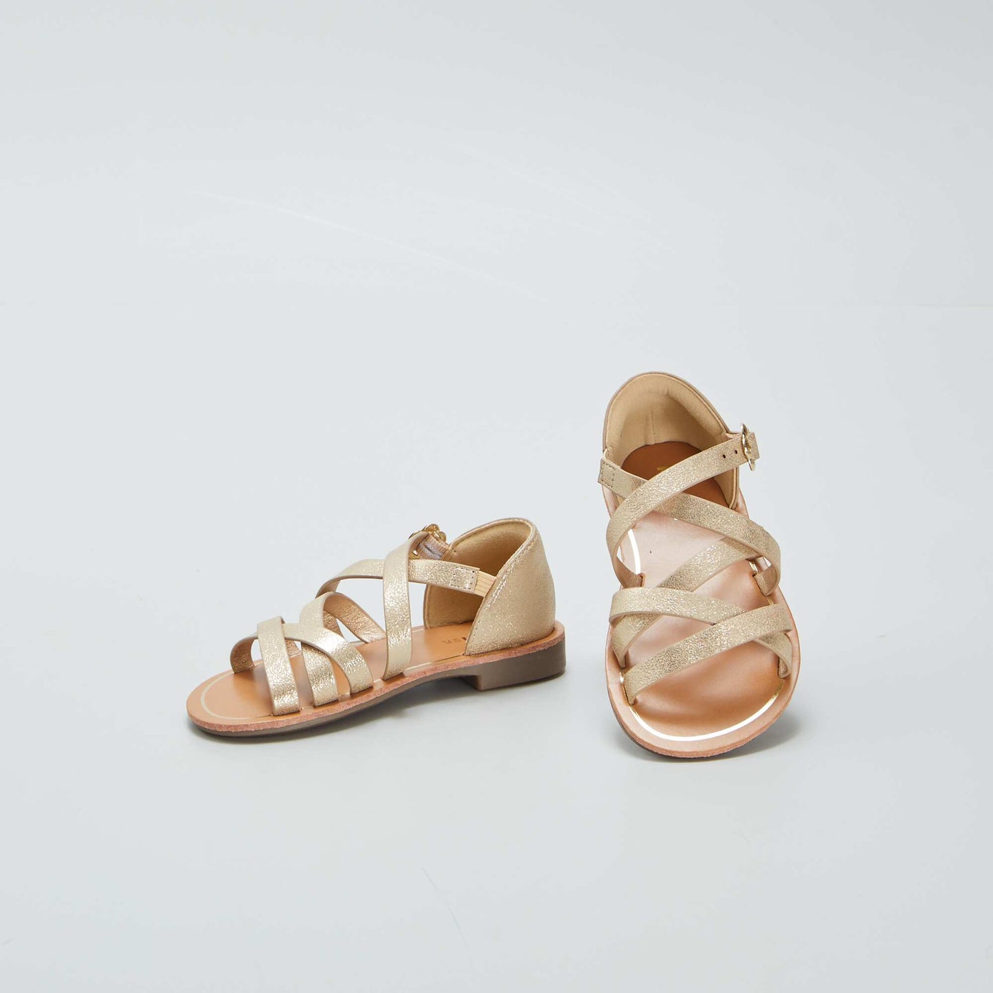 Strappy sandals YELLOW