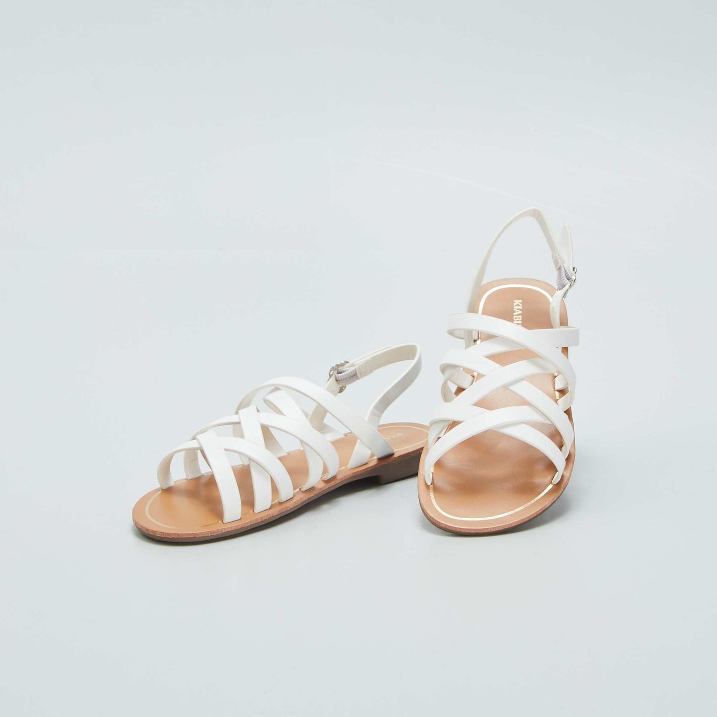 Strappy sandals WHITE