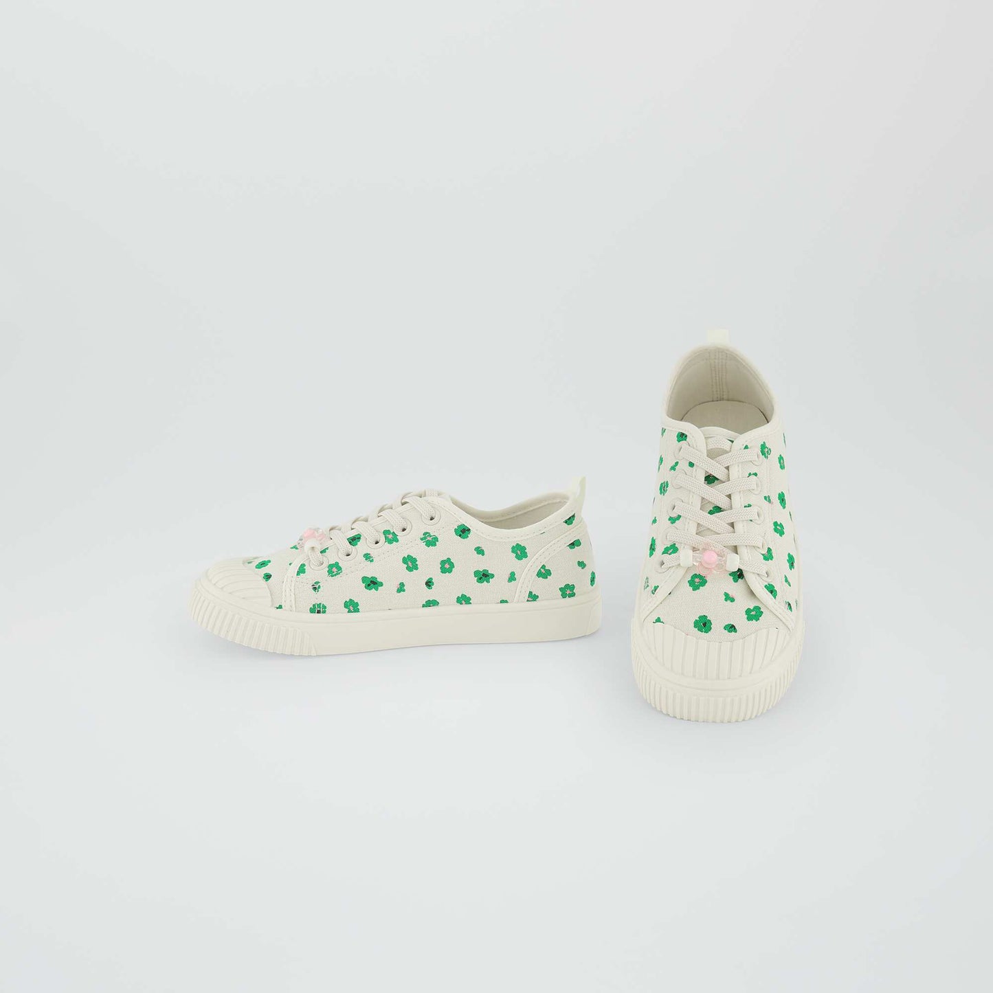 أحذية رياضية من قماش الأزهار HO_FLOWER