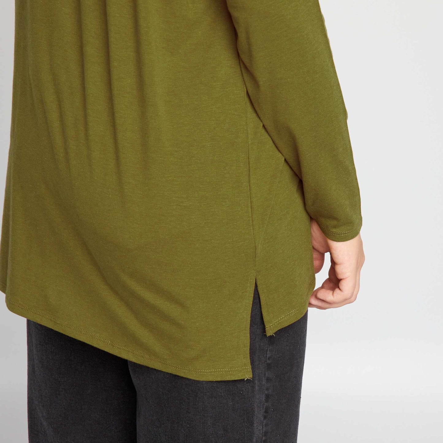 Plain long-sleeved T-shirt ME_FILLREE