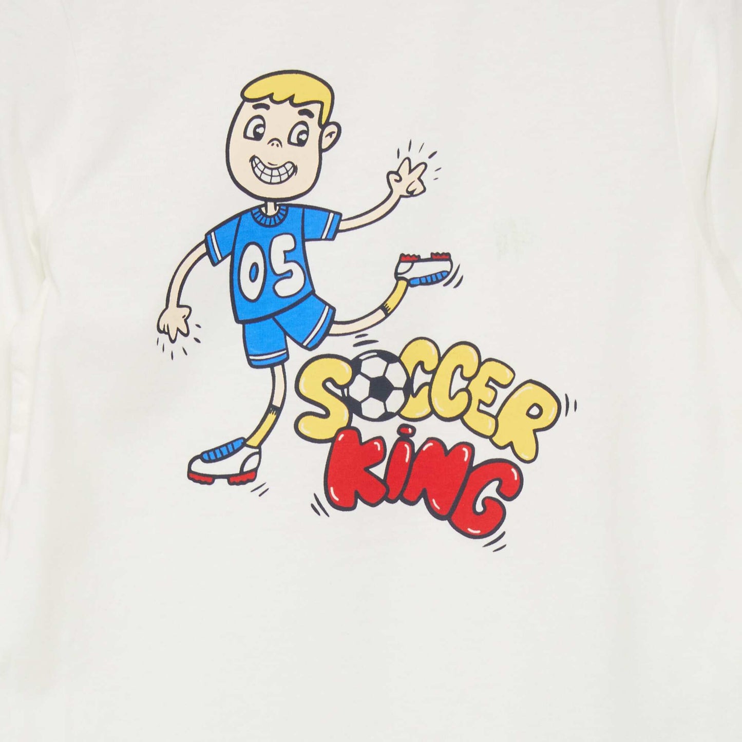 Long-sleeved jersey T-shirt WHITE