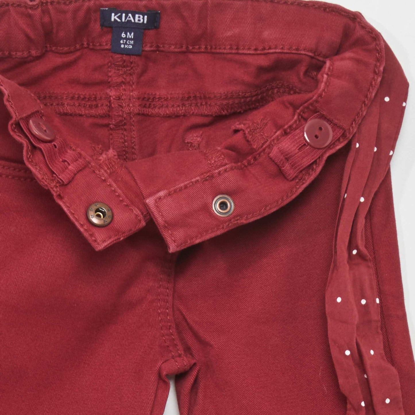 Slim-fit trousers RED