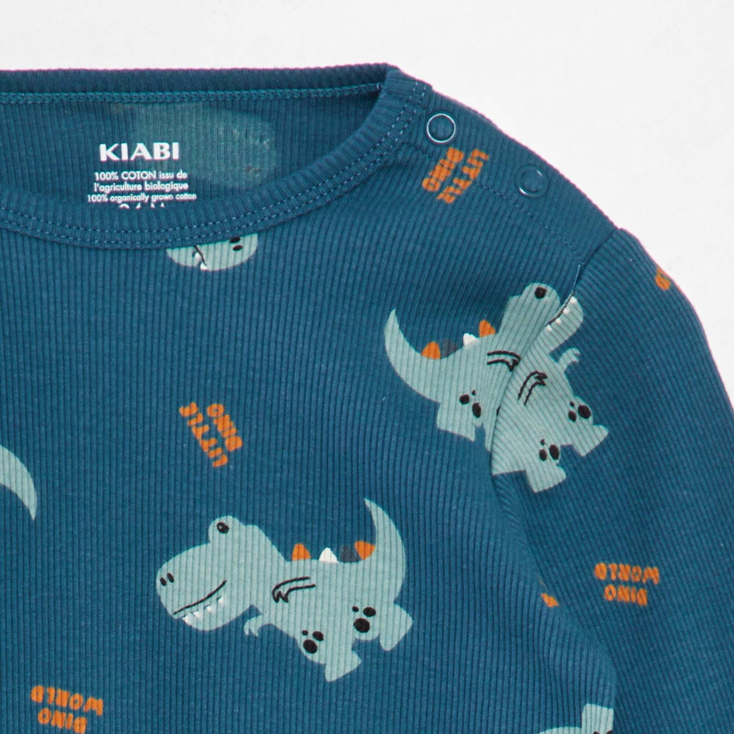 Ribbed pyjama set - 2-piece set GREEN