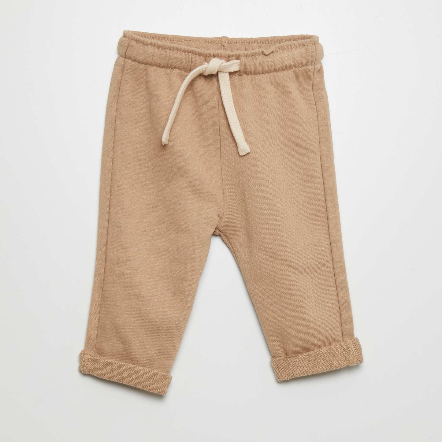French terry joggers BEIGE