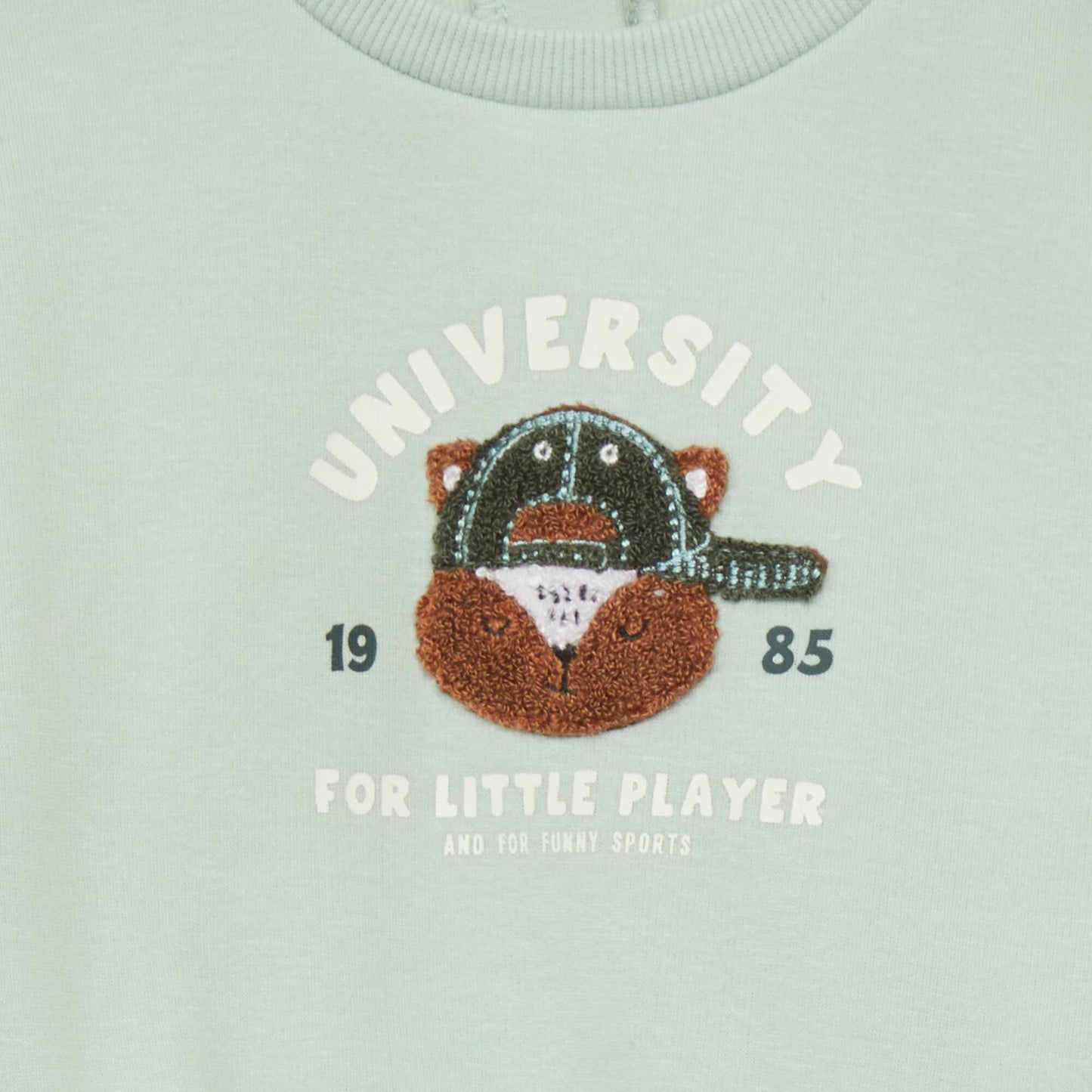 Printed sweatshirt BLUE