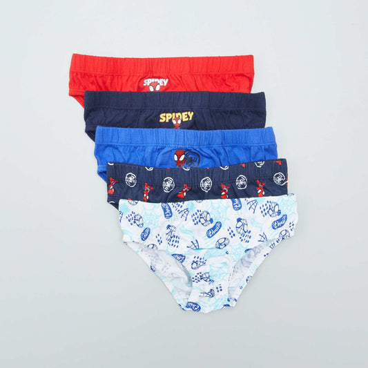 Pack of 5 pairs of 'Spiderman' briefs BLUE