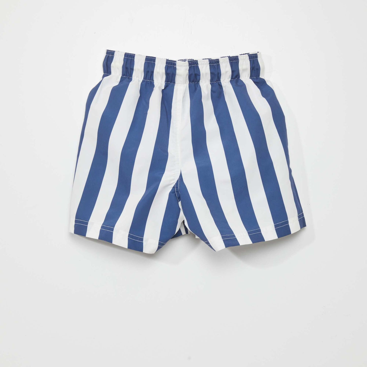 Striped swim shorts WHITE