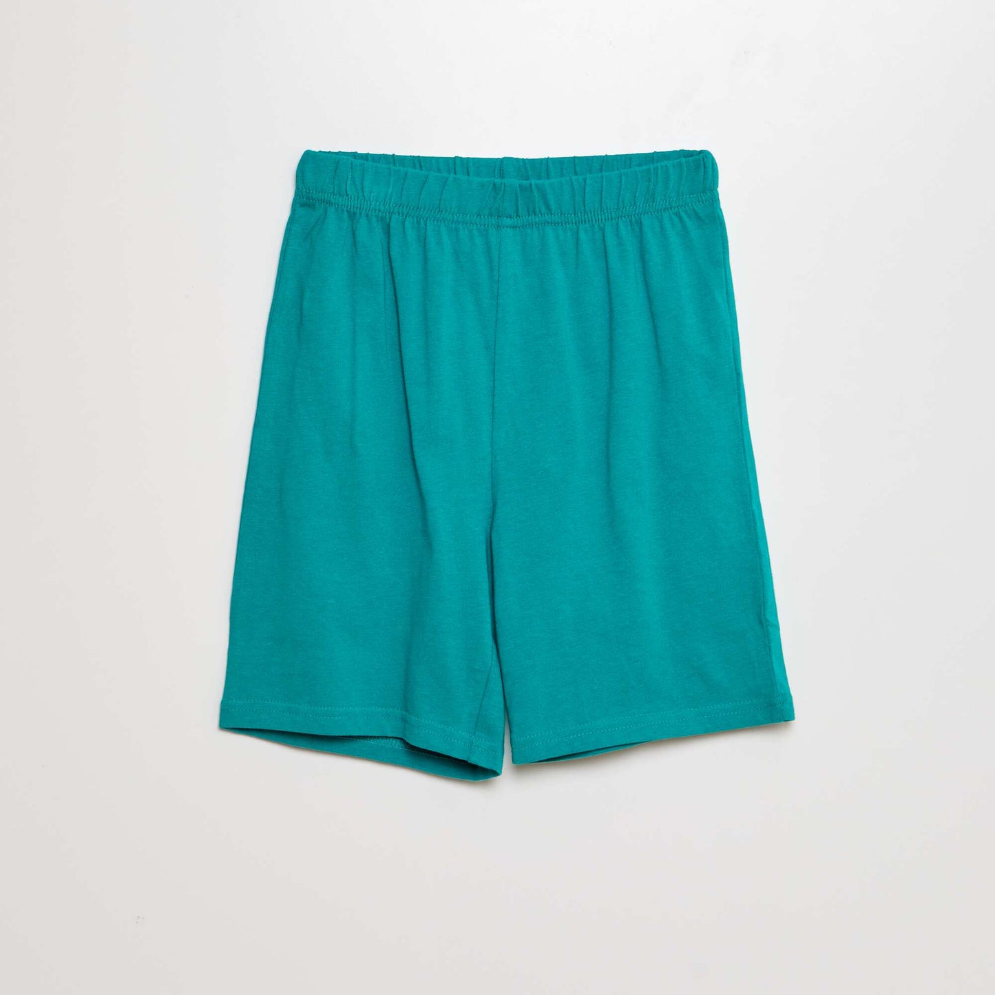 Short pyjamas with shorts + T-shirt - 2-piece set GREEN