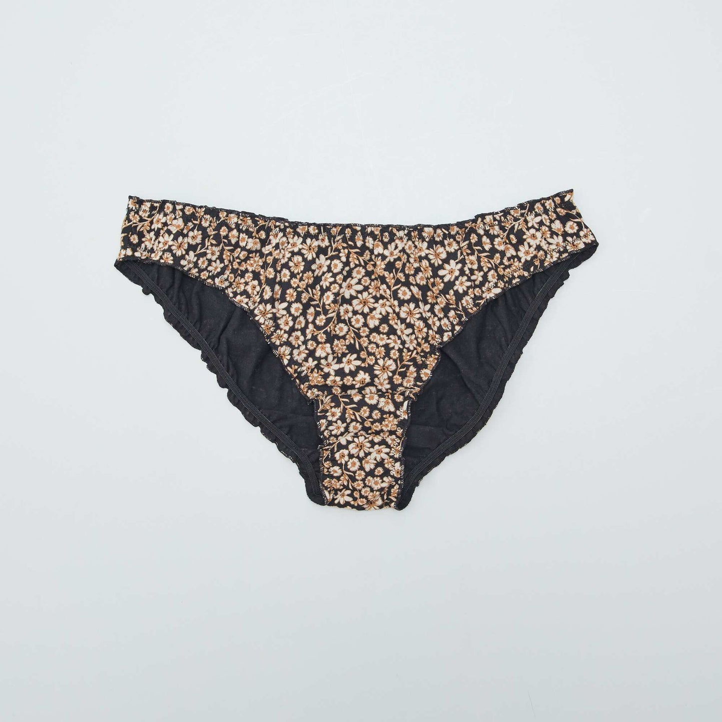 حزمة من 2 سراويل قصيرة مطبوعة على شكل سروال أصفر