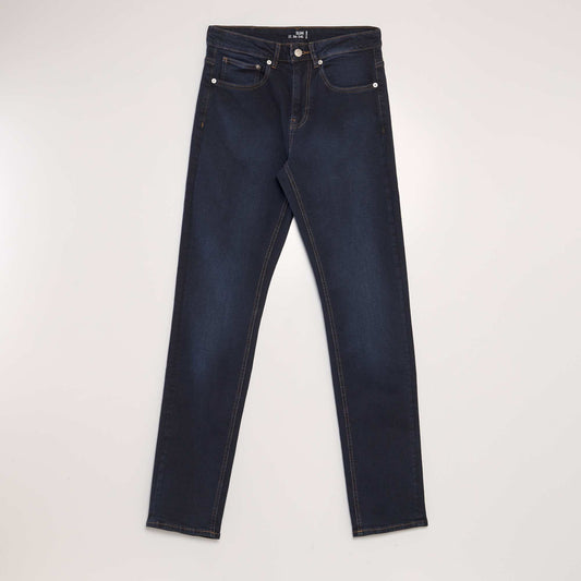 Slim-fit 5-pocket jeans - L34 BLUE