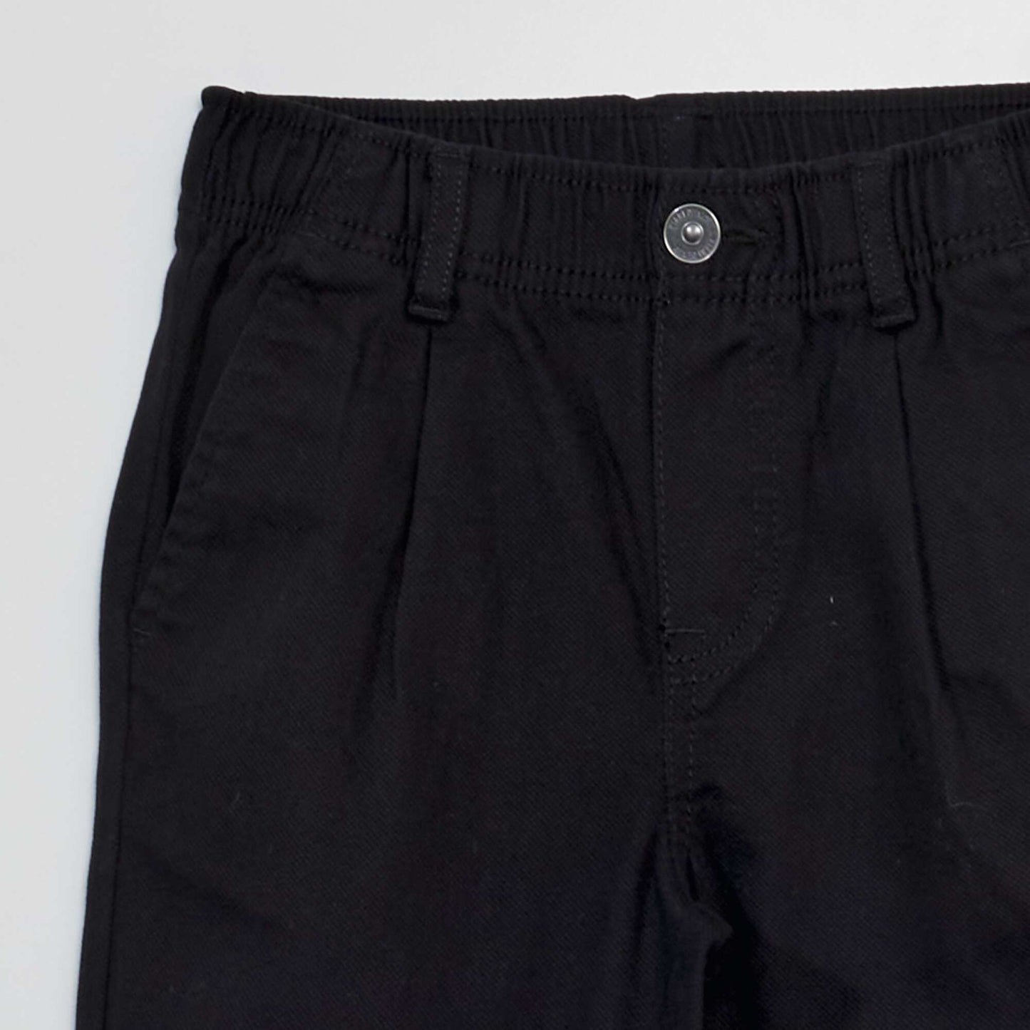 Stretch chinos black