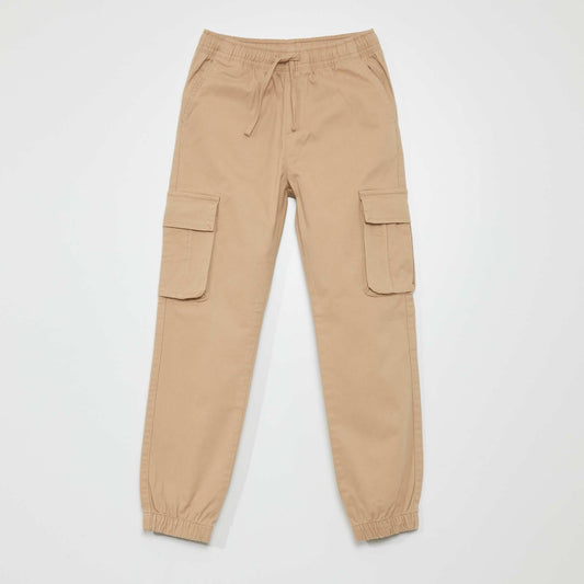 Multi-pocket trousers BEIGE