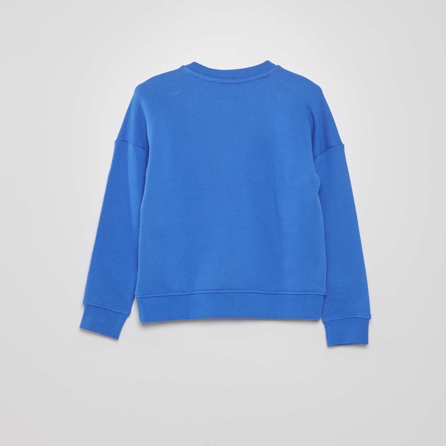 Lightweight sweatshirt fabric sweater BLUE