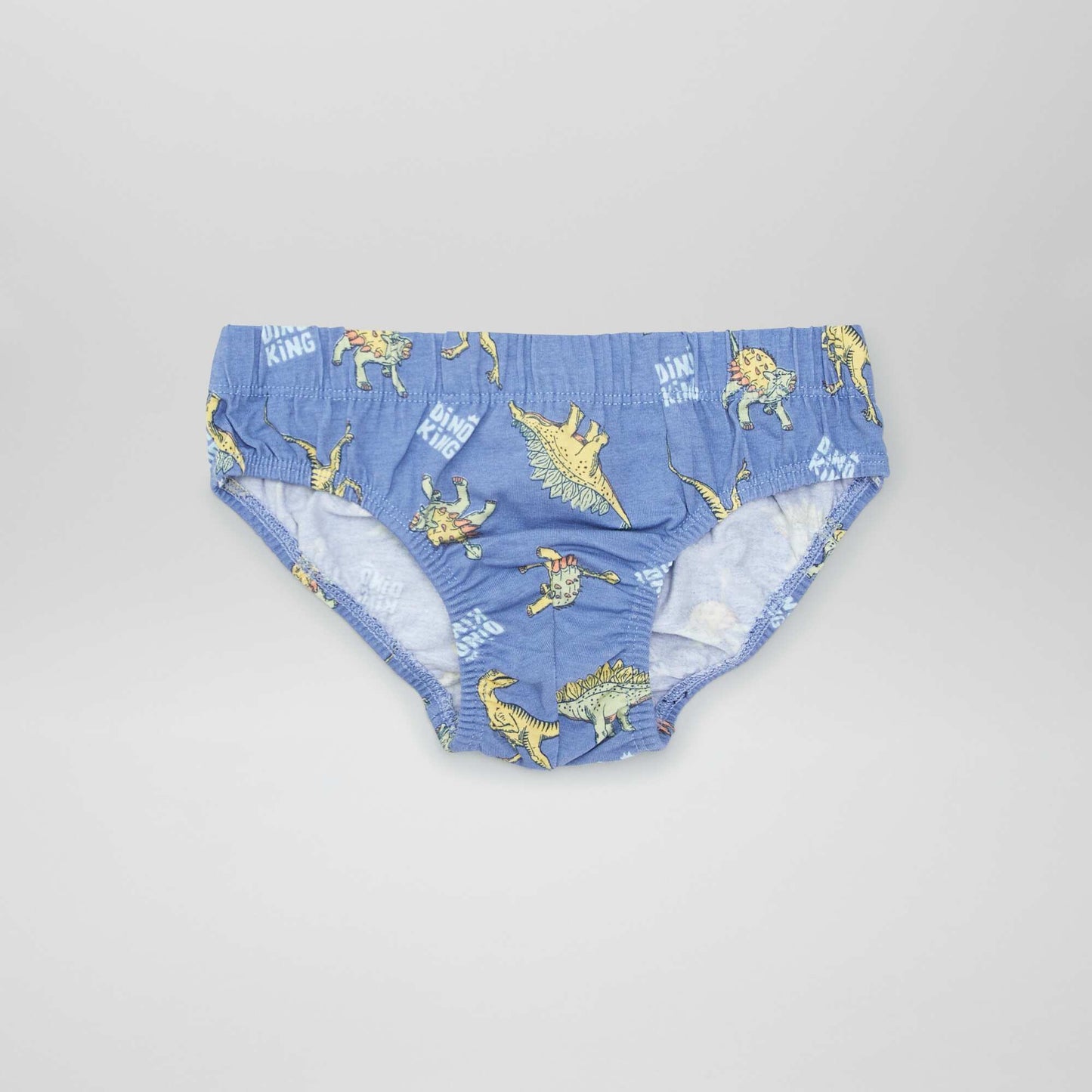 Pack of 7 pairs of printed briefs BLUE