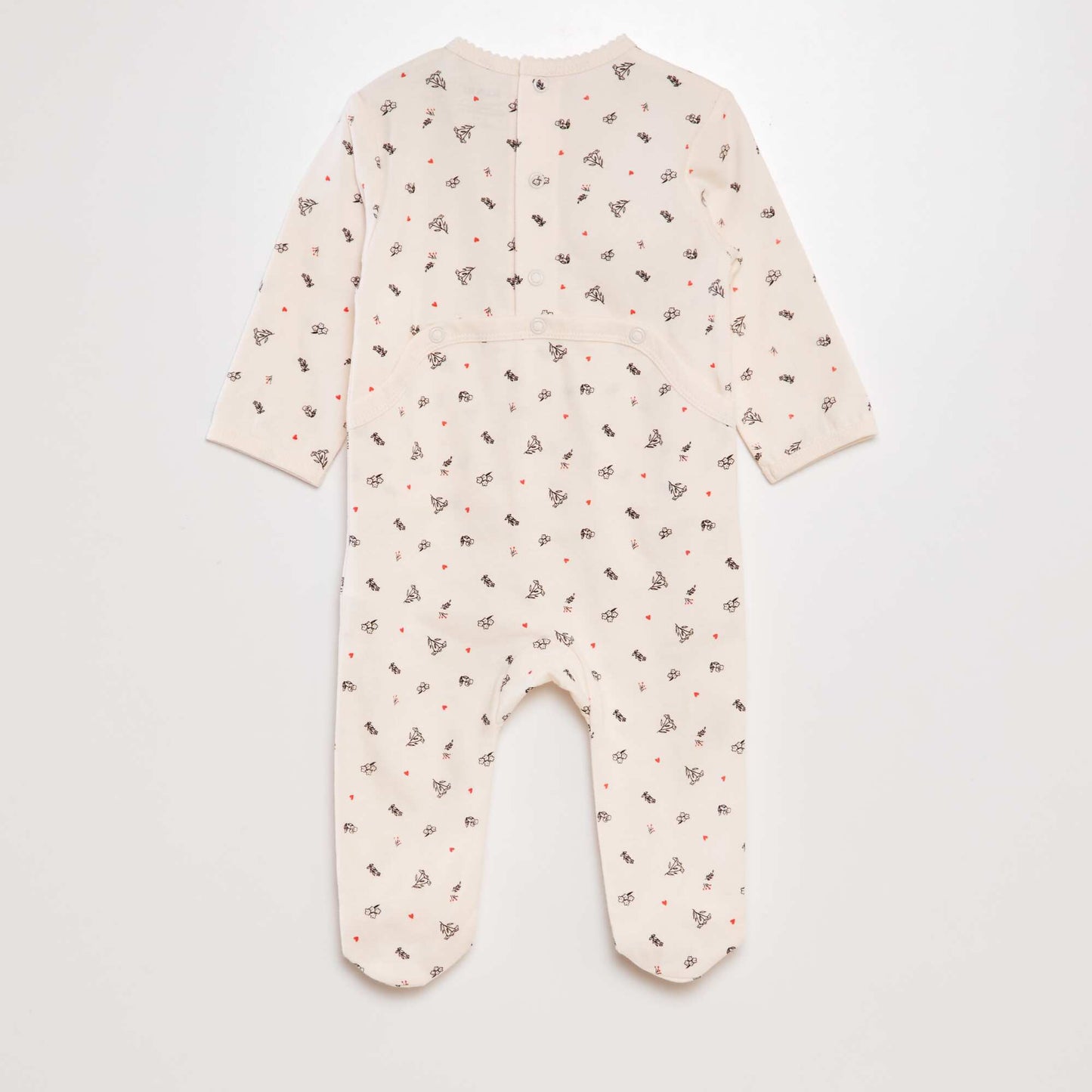 Cotton sleepsuit pyjamas PINK