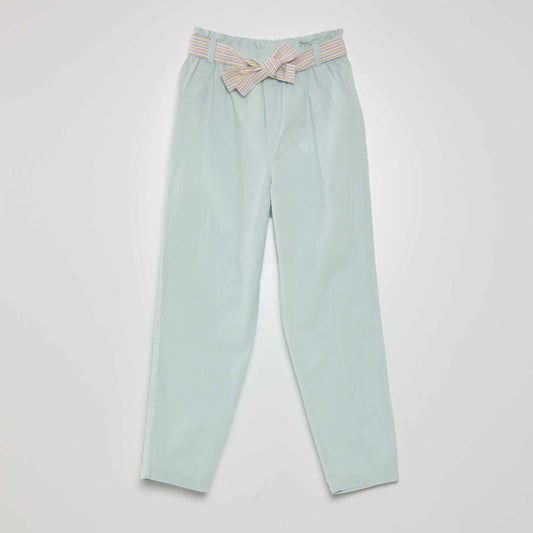 Carrot trousers WHITE