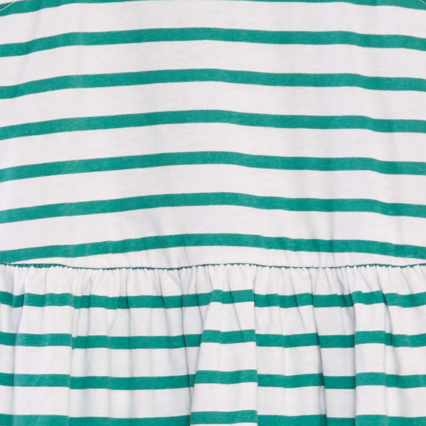 فستان مطبوع خفيف الوزن أخضر