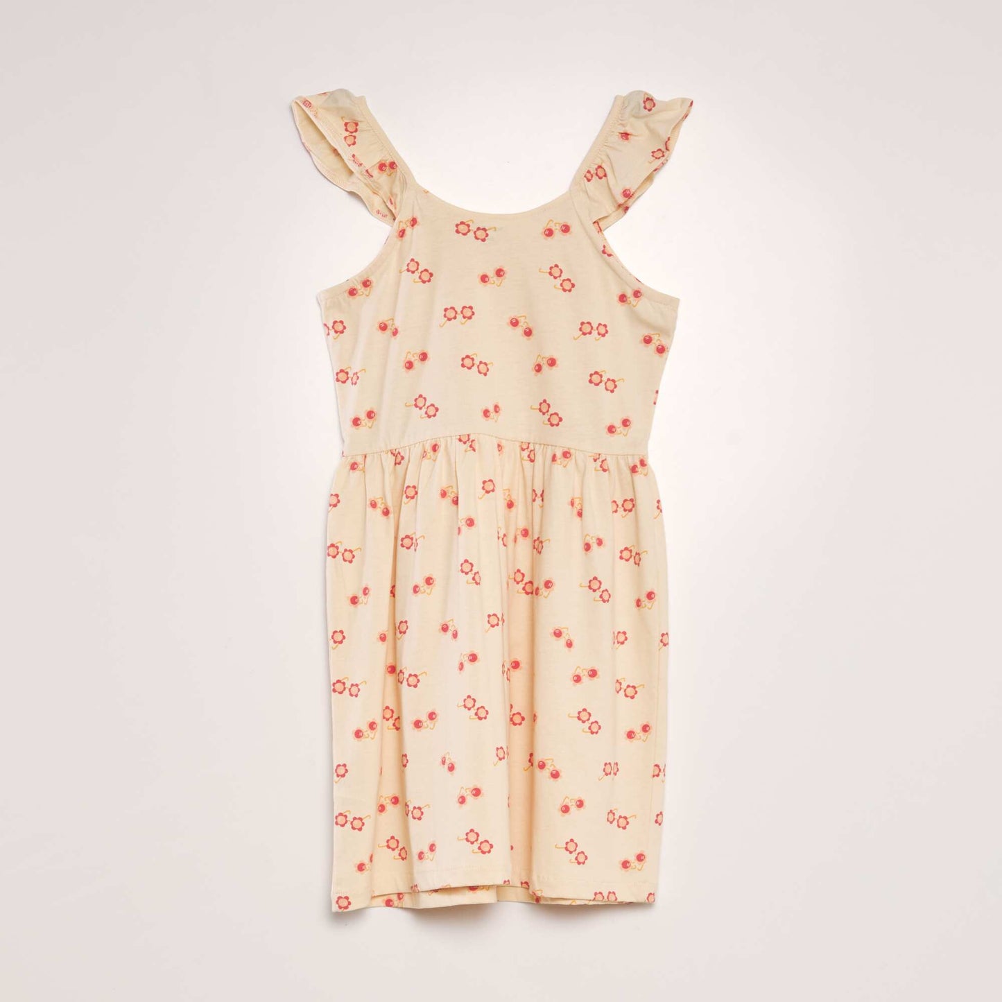 فستان مطبوع خفيف الوزن بيجي