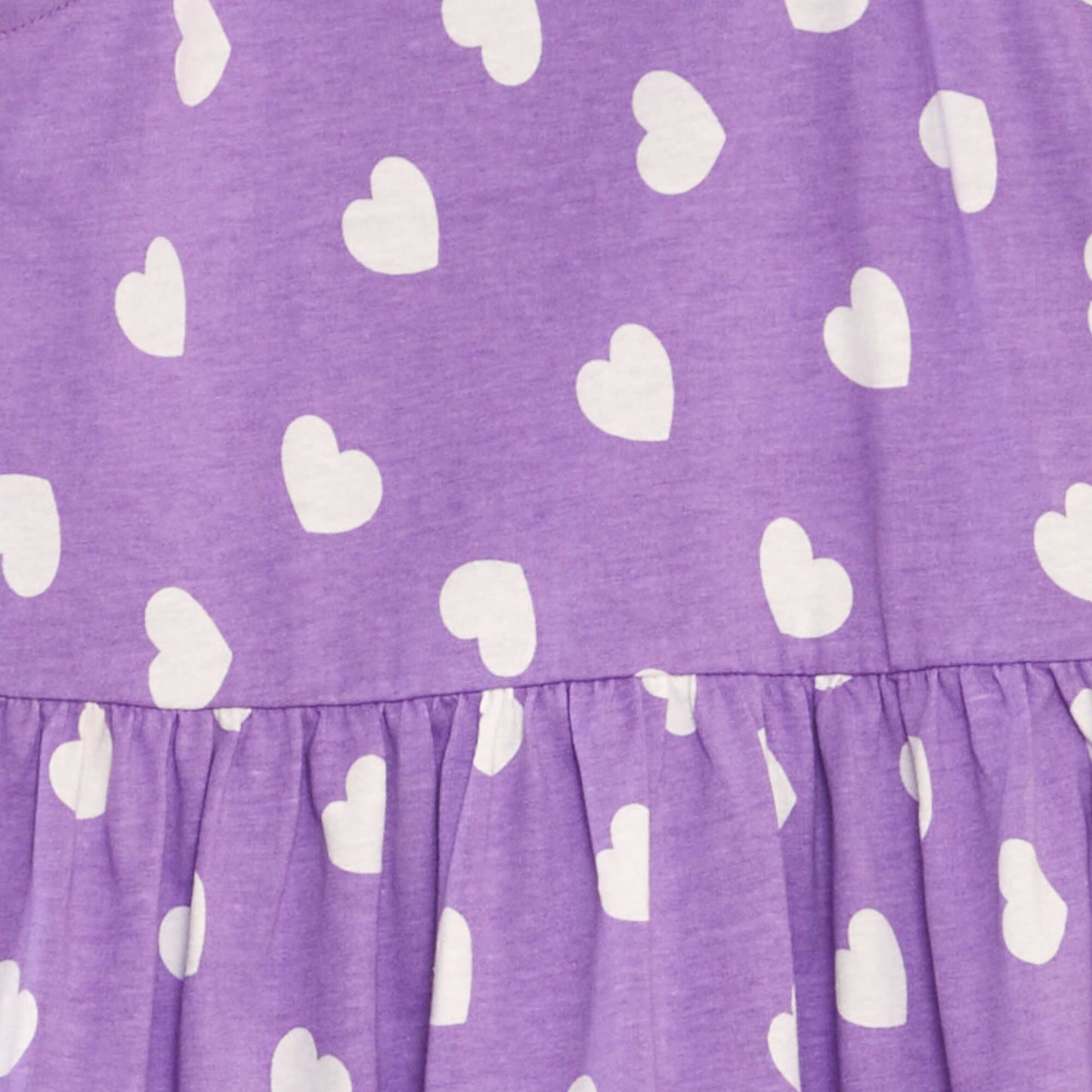 Lightweight printed dress PURPLE