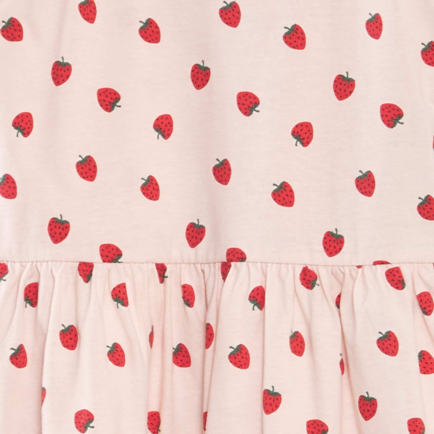 فستان خفيف الوزن مطبوع وردي