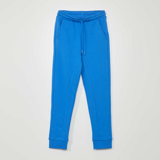 French terry joggers with seaming BLUE